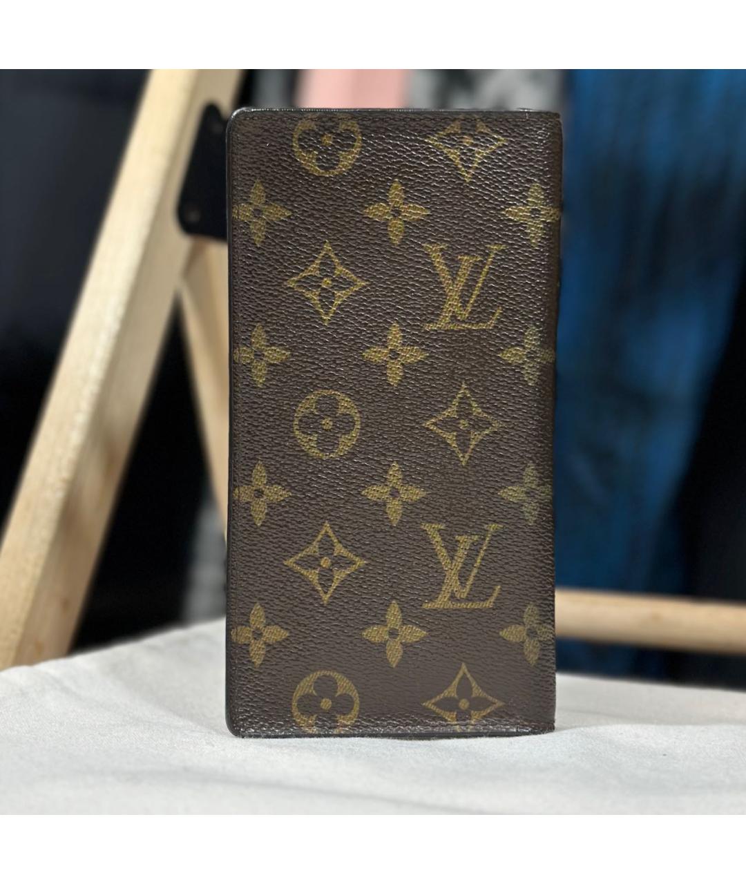 LOUIS VUITTON Коричневый кошелек, фото 2