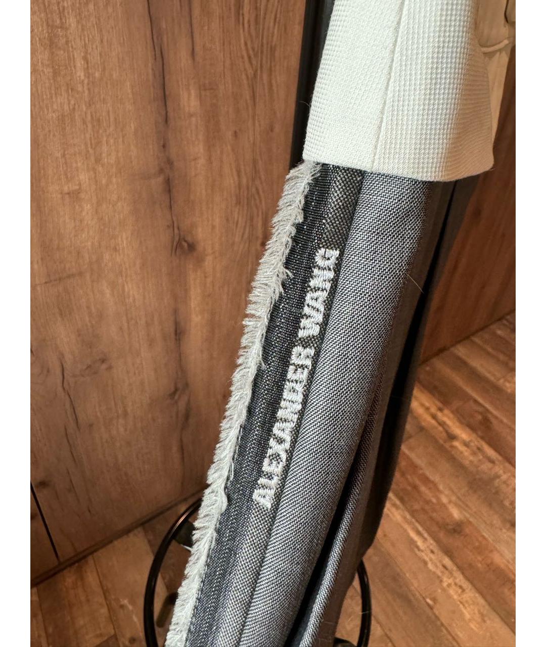 ALEXANDER WANG Серые хлопковые шорты, фото 3