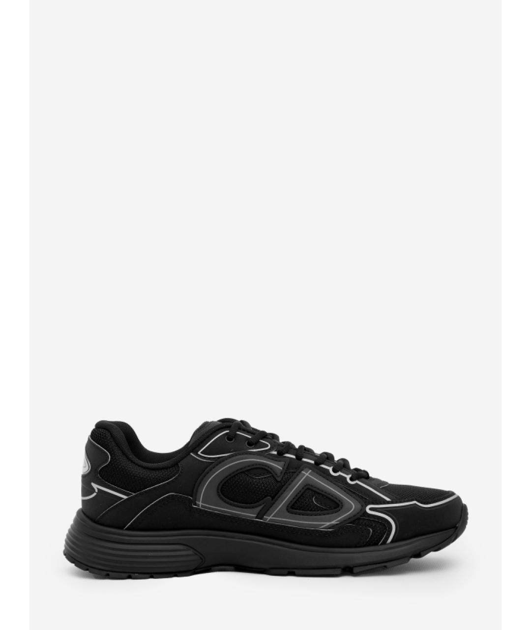 DIOR HOMME Черные низкие кроссовки / кеды, фото 3
