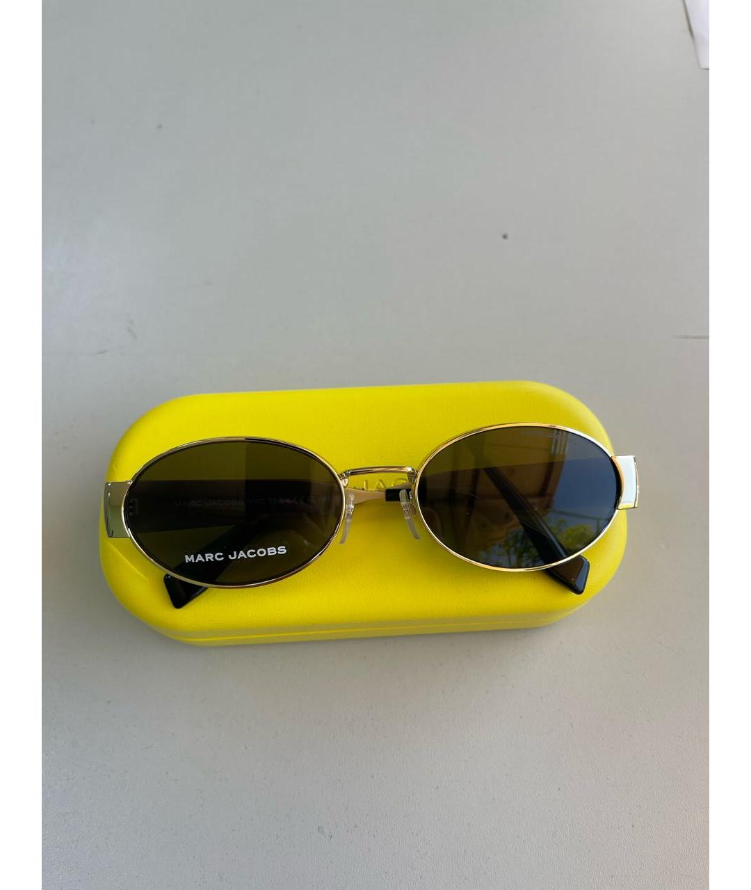 MARC JACOBS Золотые солнцезащитные очки, фото 5