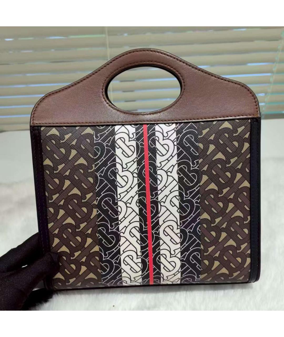 BURBERRY Коричневая сумка через плечо, фото 5