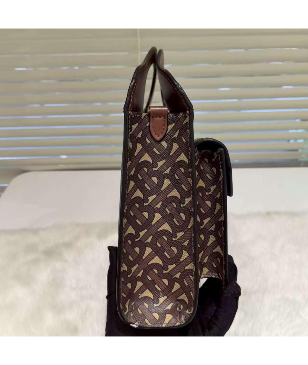 BURBERRY Коричневая сумка через плечо, фото 4