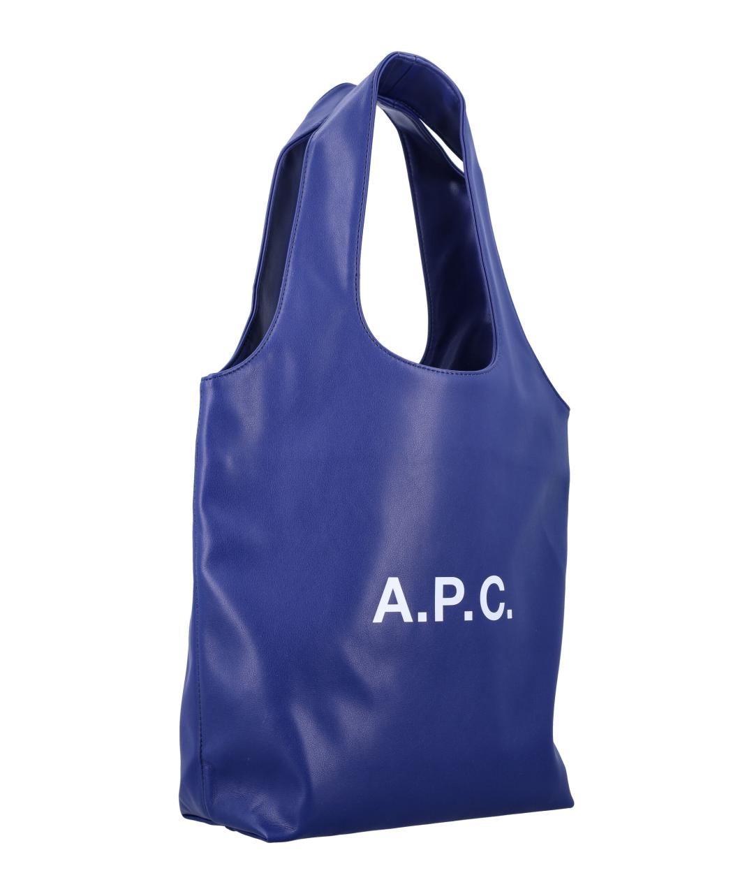 A.P.C. Синяя сумка тоут, фото 2