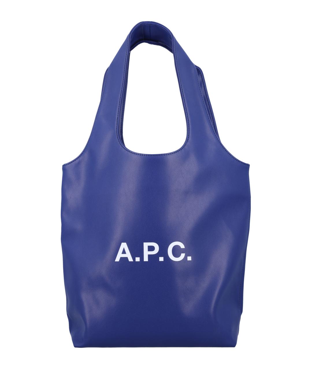 A.P.C. Синяя сумка тоут, фото 1