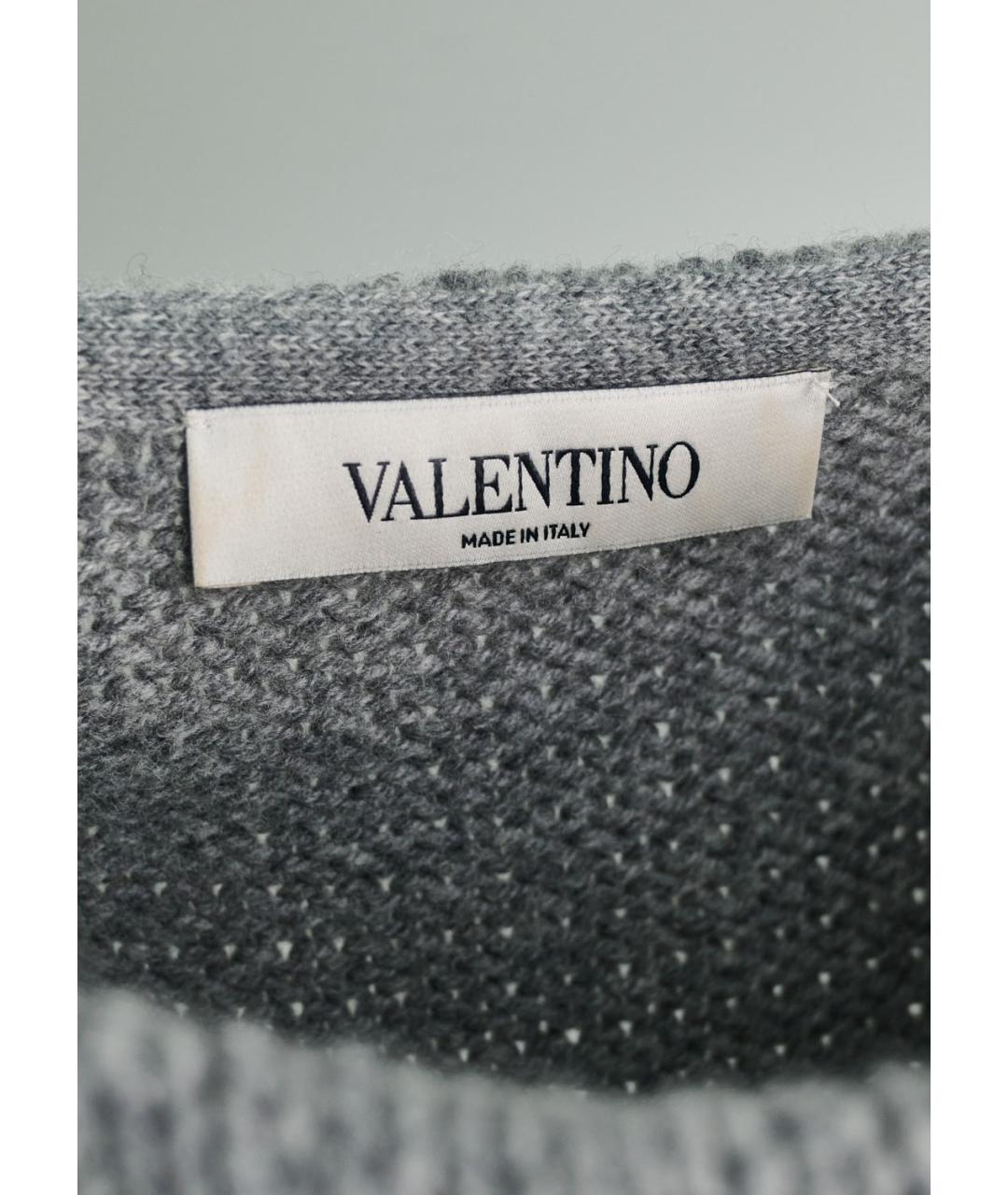 VALENTINO Серый шерстяной джемпер / свитер, фото 6