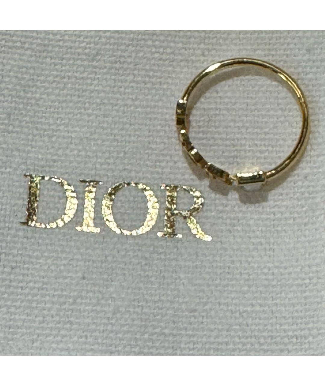 CHRISTIAN DIOR Золотое металлическое кольцо, фото 4
