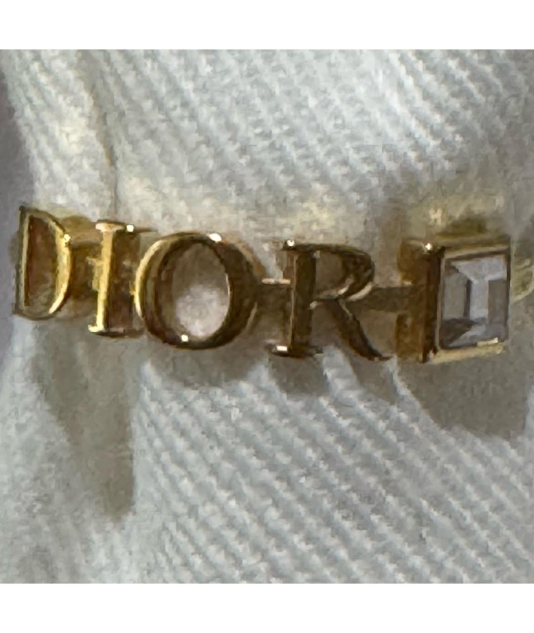 CHRISTIAN DIOR Золотое металлическое кольцо, фото 9