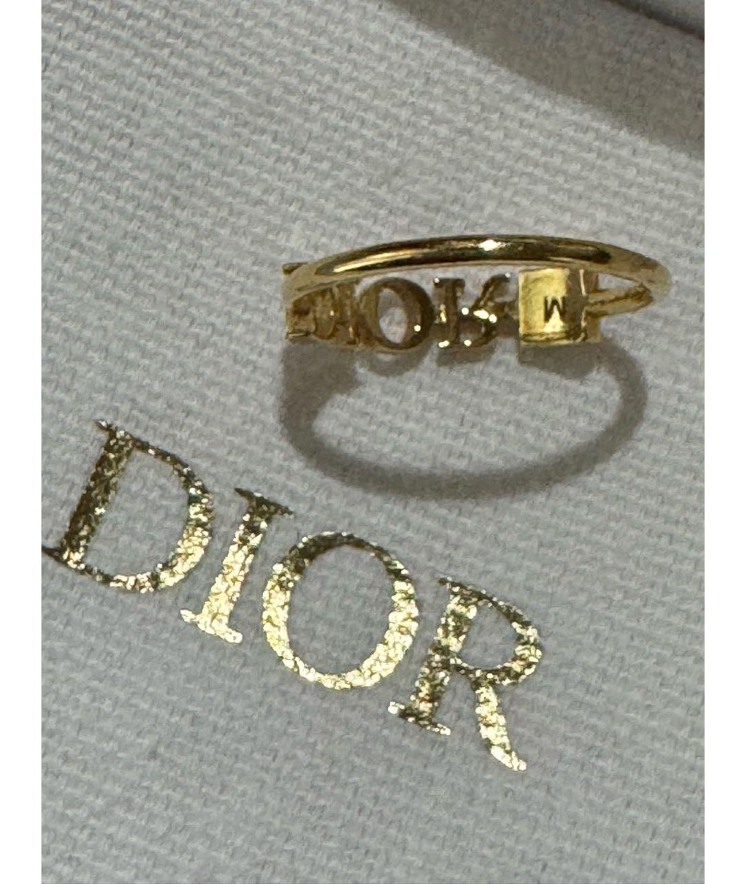 CHRISTIAN DIOR Золотое металлическое кольцо, фото 3
