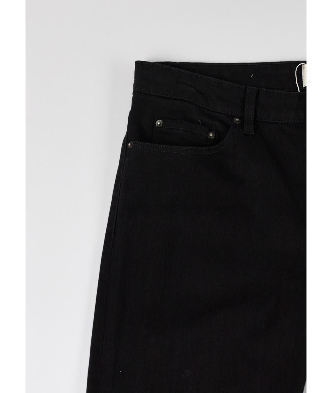ACNE STUDIOS Черные хлопковые джинсы слим, фото 2