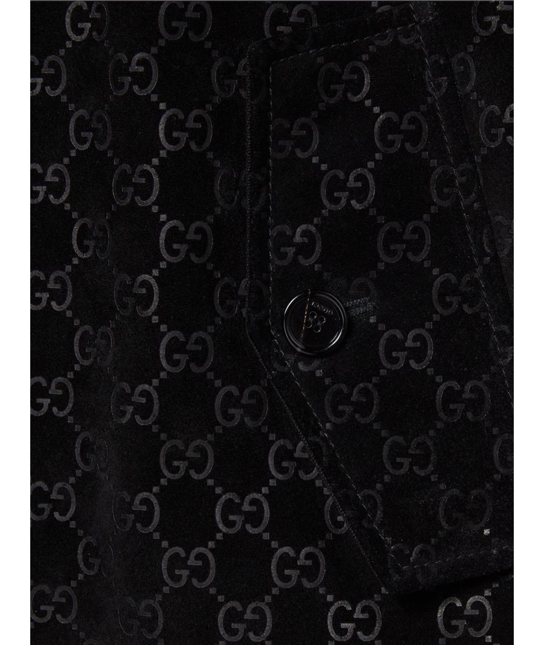 GUCCI Черная замшевая куртка, фото 4