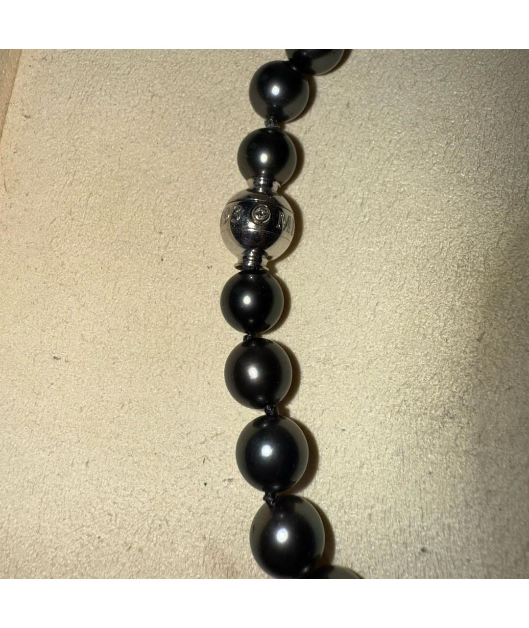 Mikimoto Черное жемчужное колье, фото 3