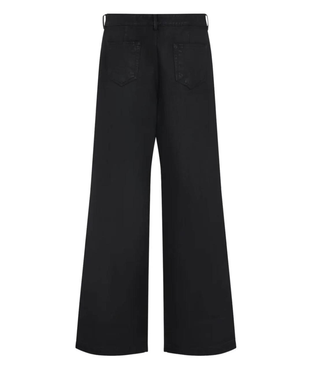 RICK OWENS DRKSHDW Черные хлопковые прямые джинсы, фото 2
