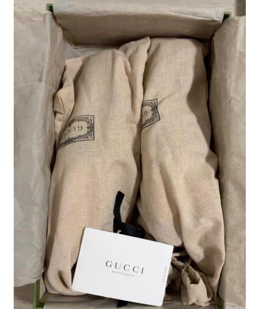 GUCCI Черные кожаные лоферы, фото 7