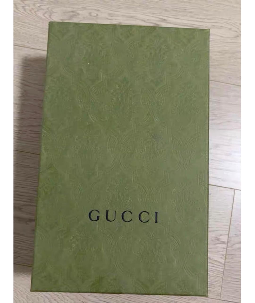 GUCCI Черные кожаные лоферы, фото 8