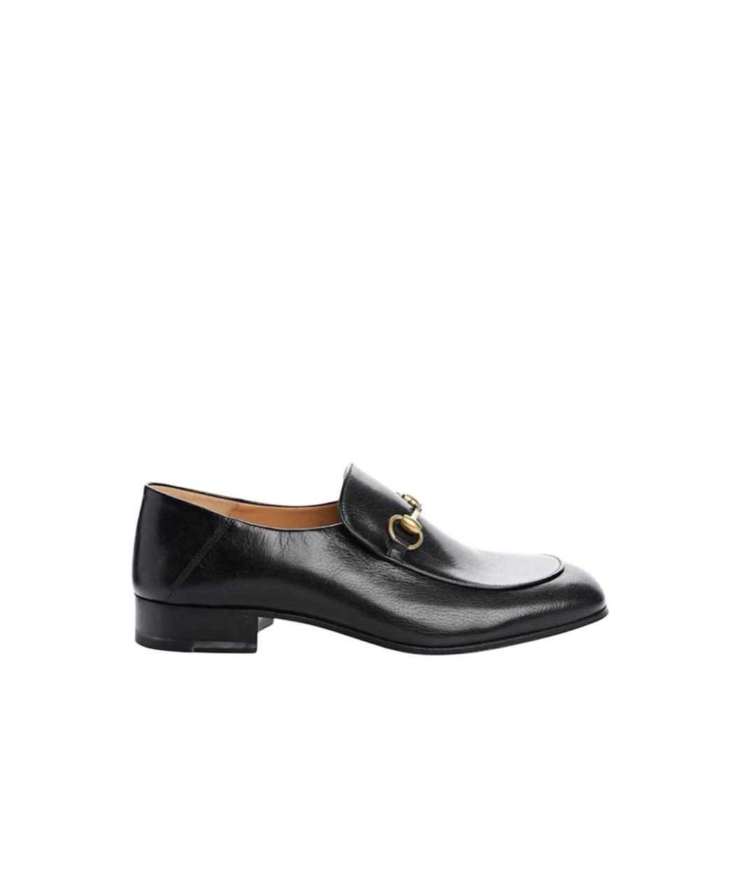 GUCCI Черные кожаные лоферы, фото 9