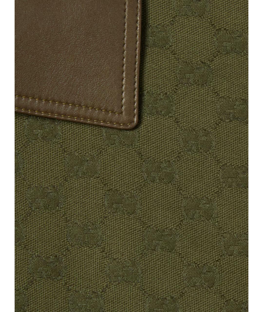 GUCCI Зеленая хлопковая куртка, фото 6