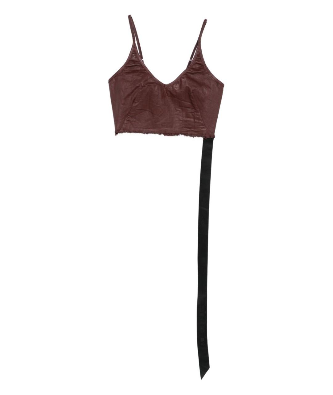 RICK OWENS DRKSHDW Бордовая майка, фото 1