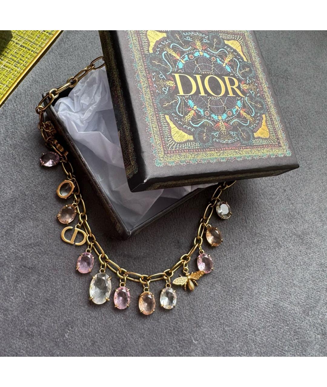 CHRISTIAN DIOR Золотое колье, фото 6