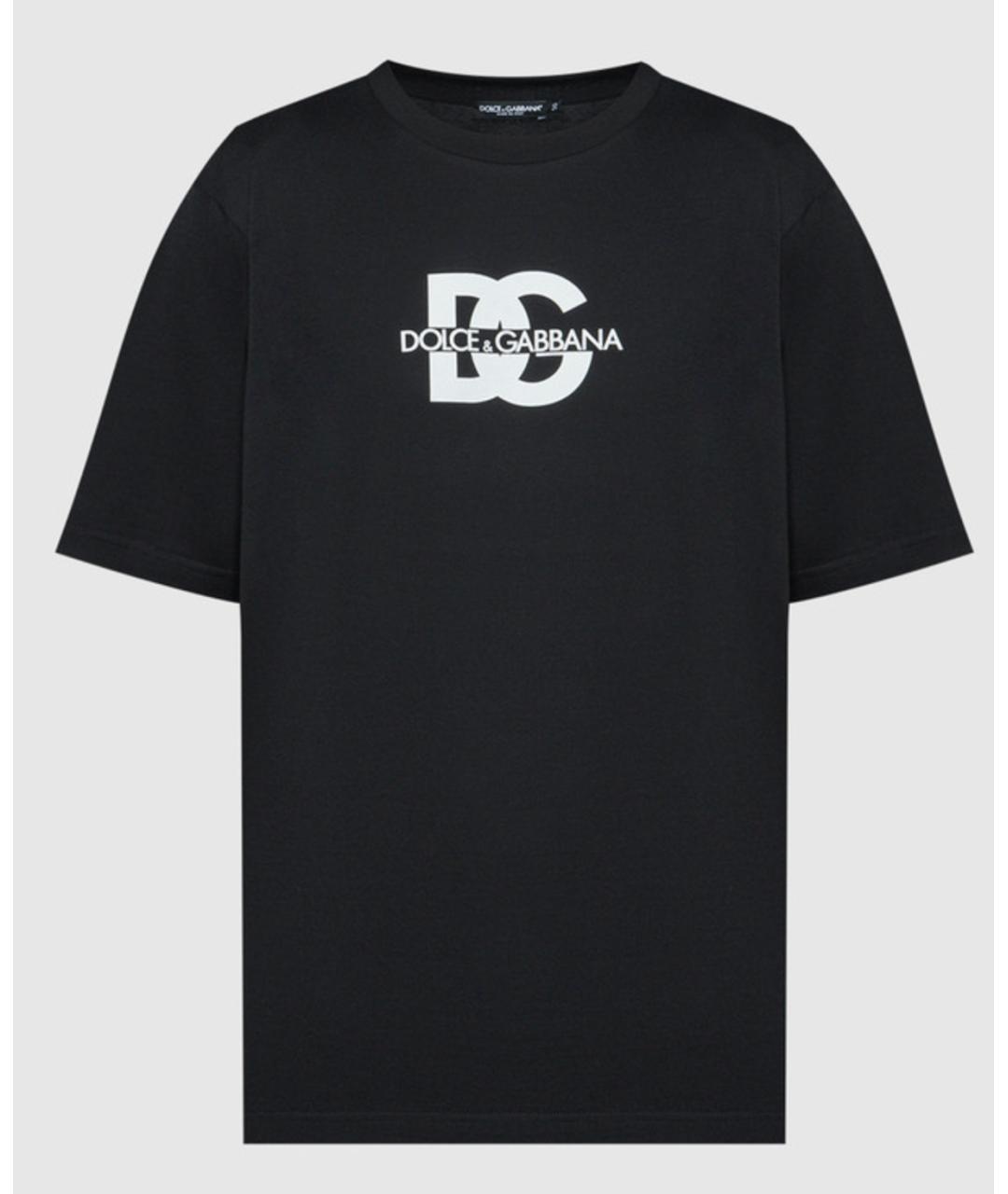 DOLCE&GABBANA Черная футболка, фото 4