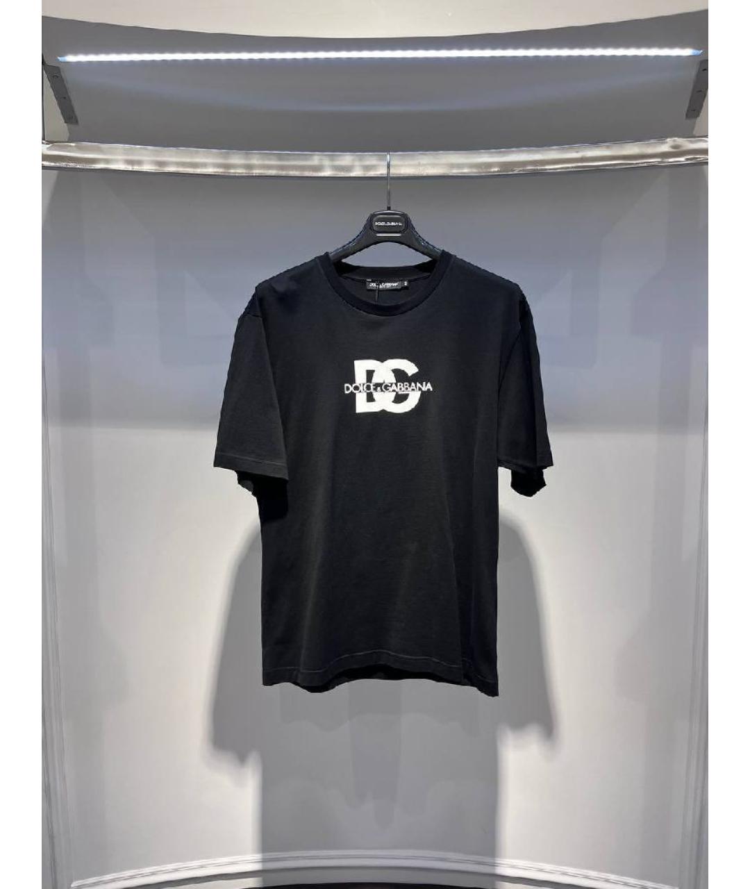 DOLCE&GABBANA Черная футболка, фото 2