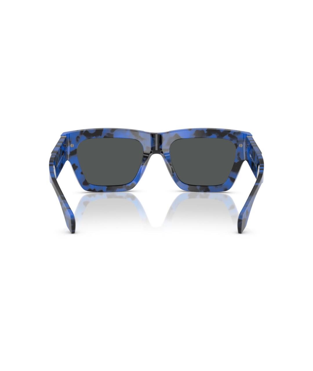 VERSACE Синие пластиковые солнцезащитные очки, фото 5