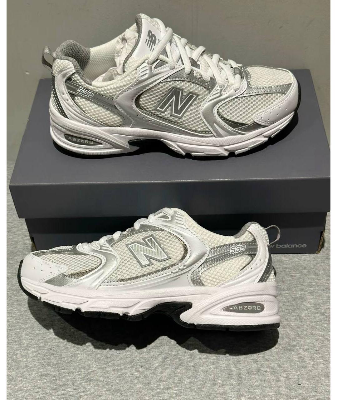 NEW BALANCE Белые кроссовки, фото 2