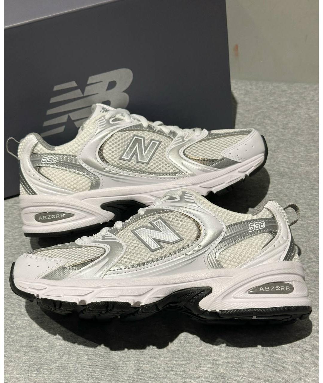 NEW BALANCE Белые кроссовки, фото 3