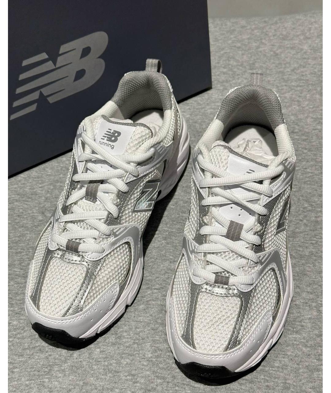 NEW BALANCE Белые кроссовки, фото 4