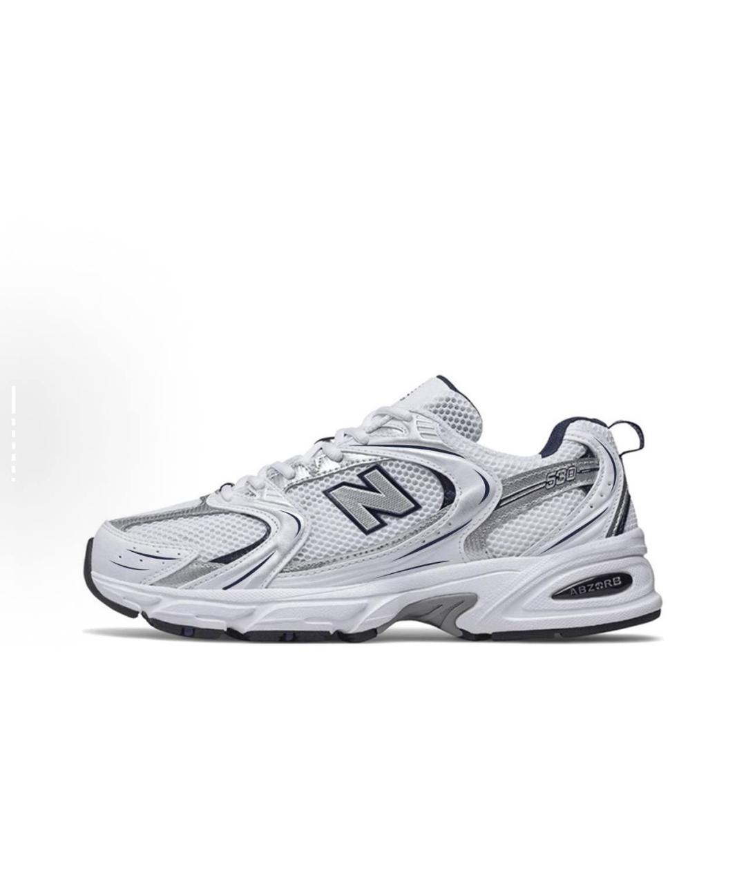 NEW BALANCE Белые низкие кроссовки / кеды, фото 7