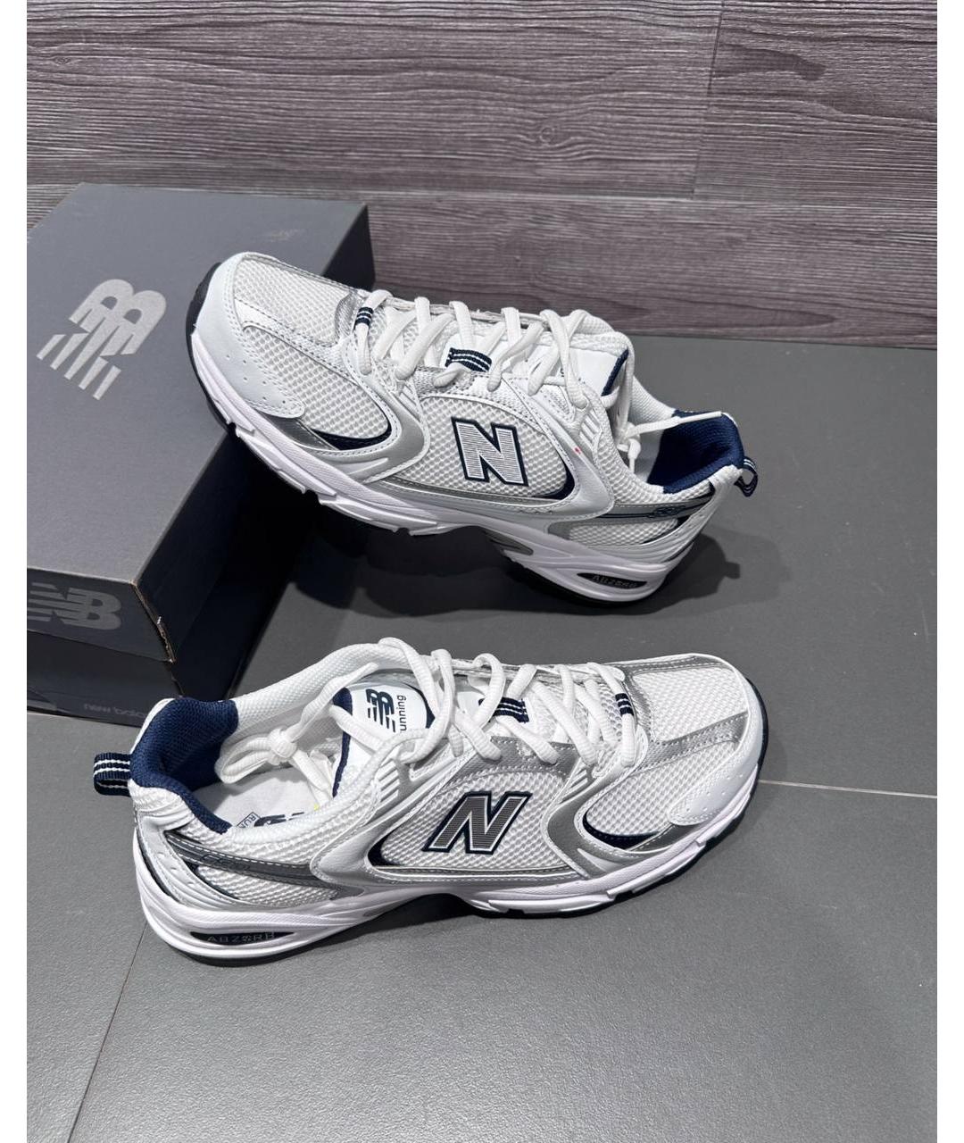 NEW BALANCE Белые низкие кроссовки / кеды, фото 2