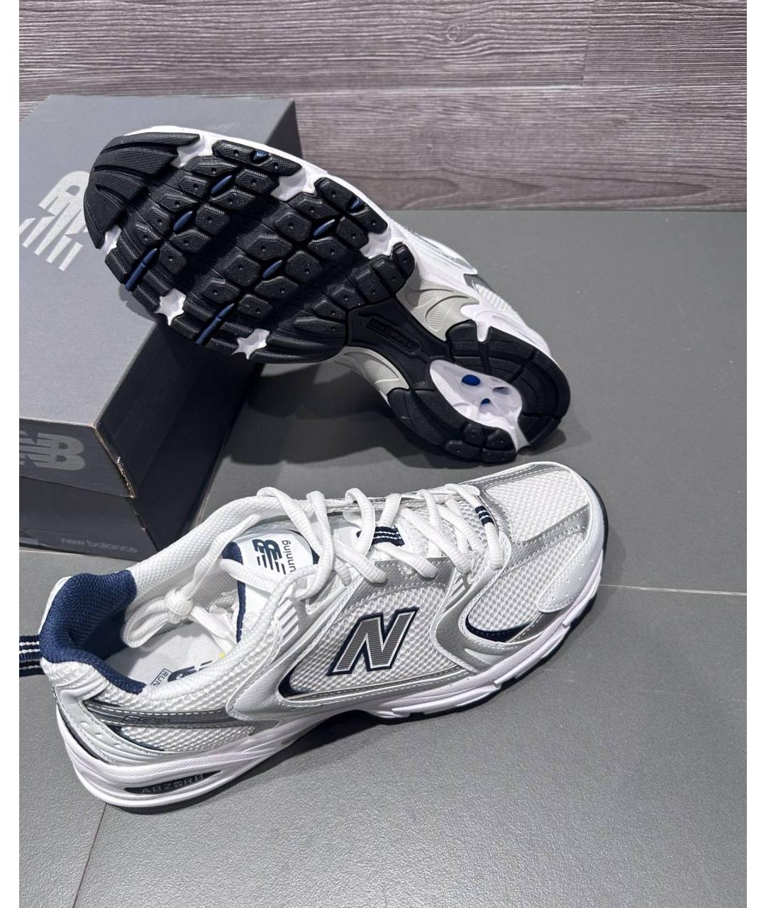 NEW BALANCE Белые низкие кроссовки / кеды, фото 4