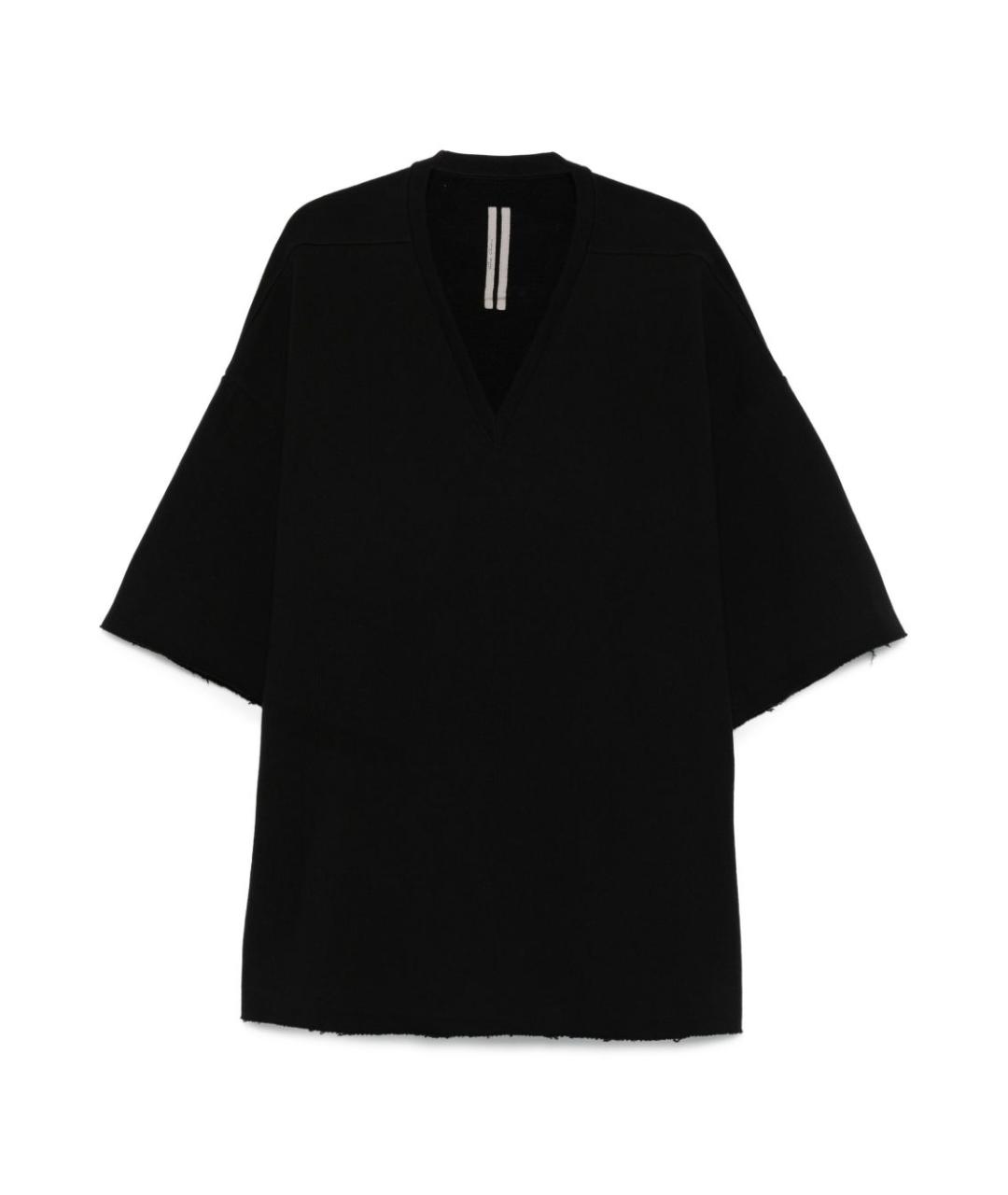 RICK OWENS Черная футболка, фото 1
