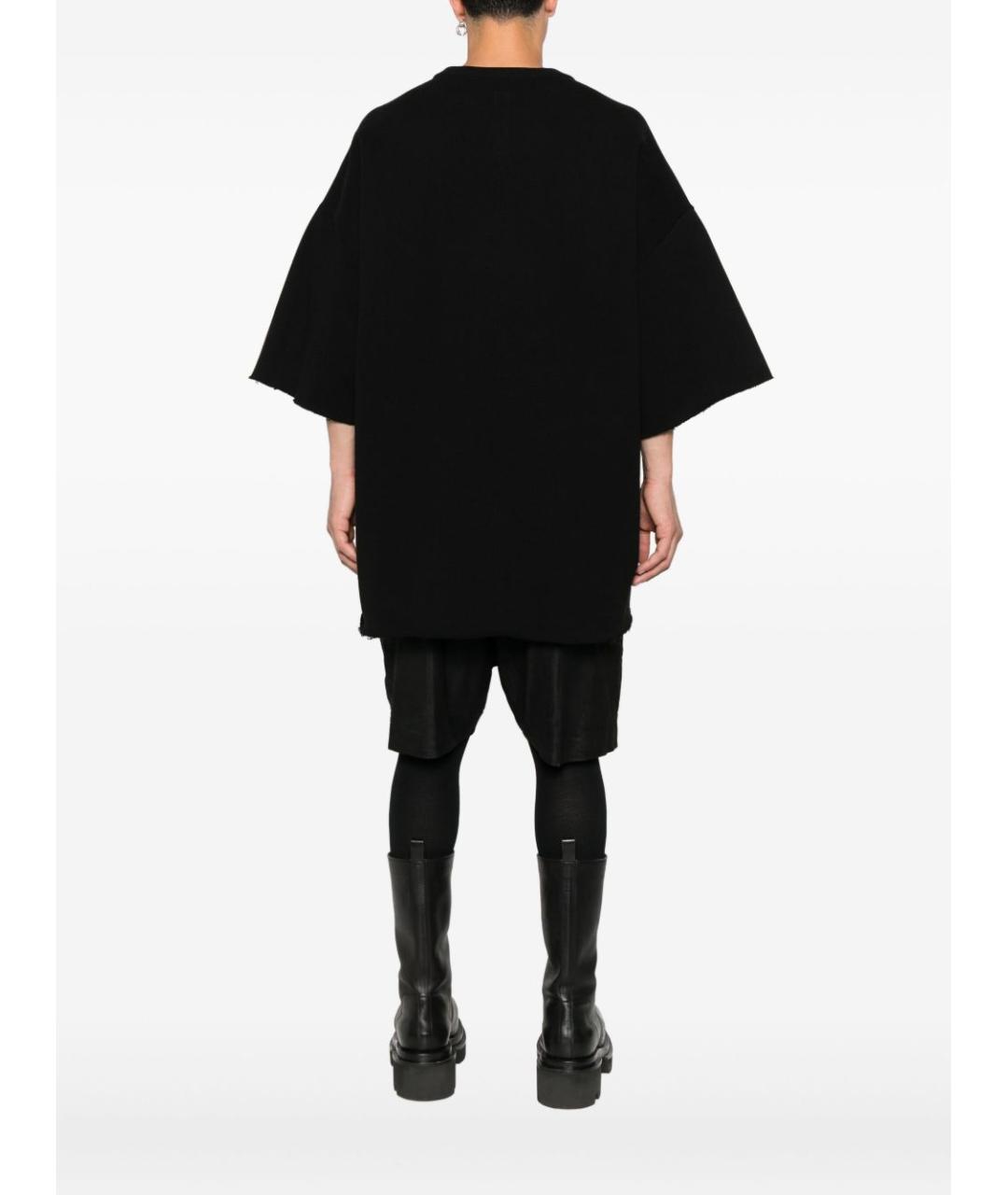 RICK OWENS Черная футболка, фото 3