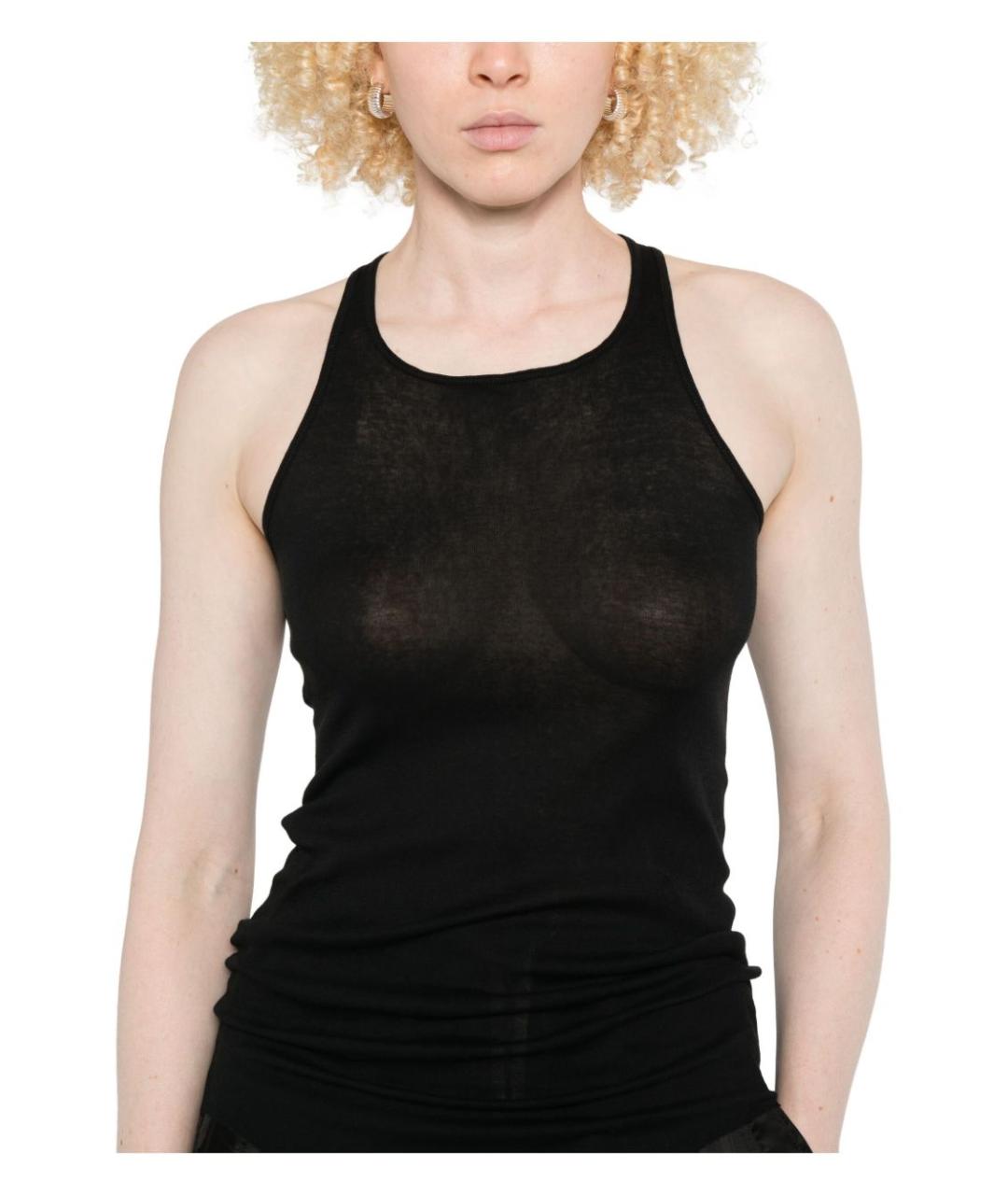 RICK OWENS Черное боди, фото 5