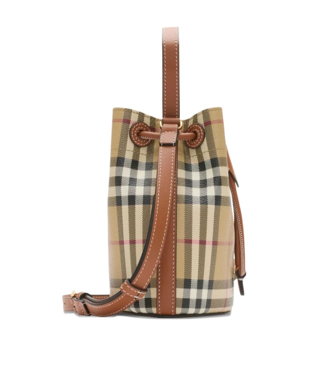 BURBERRY Бежевая сумка с короткими ручками, фото 2