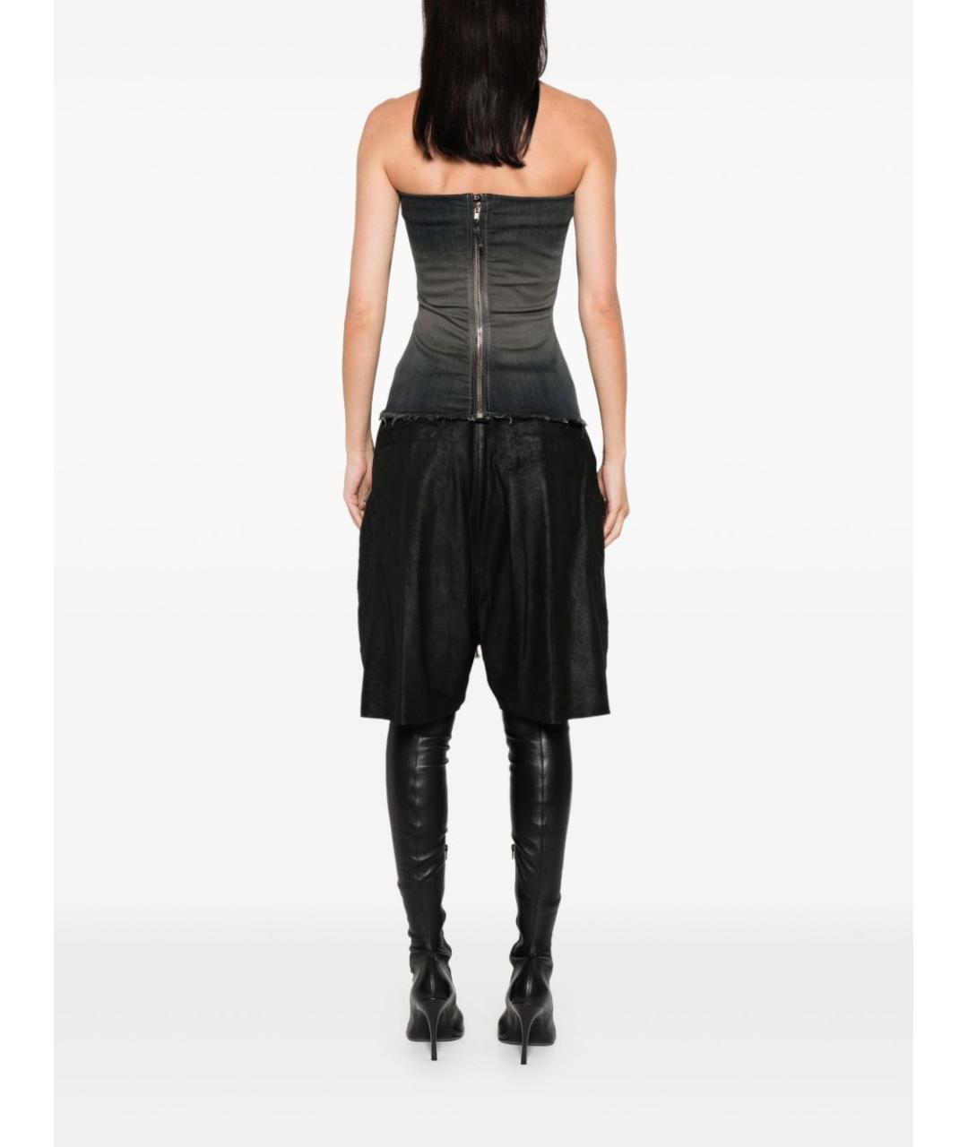RICK OWENS Серый хлопковый корсет, фото 4