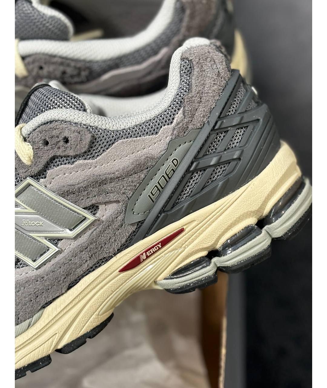 NEW BALANCE Серые низкие кроссовки / кеды, фото 2