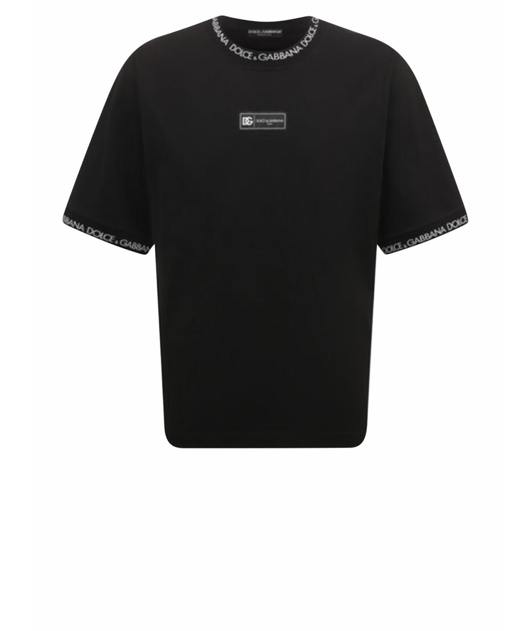 DOLCE&GABBANA Черная футболка, фото 1