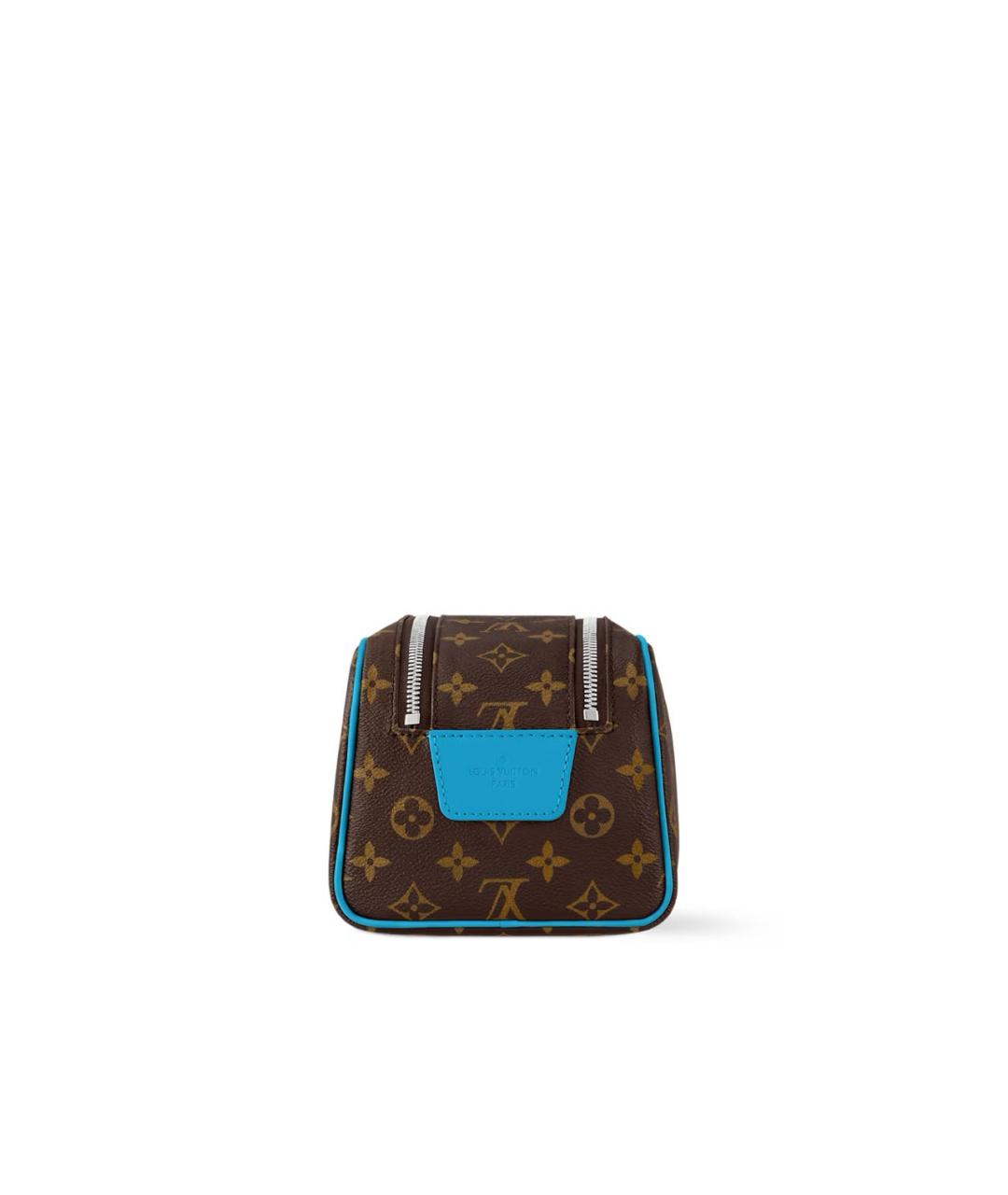 LOUIS VUITTON Коричневая косметичка, фото 4