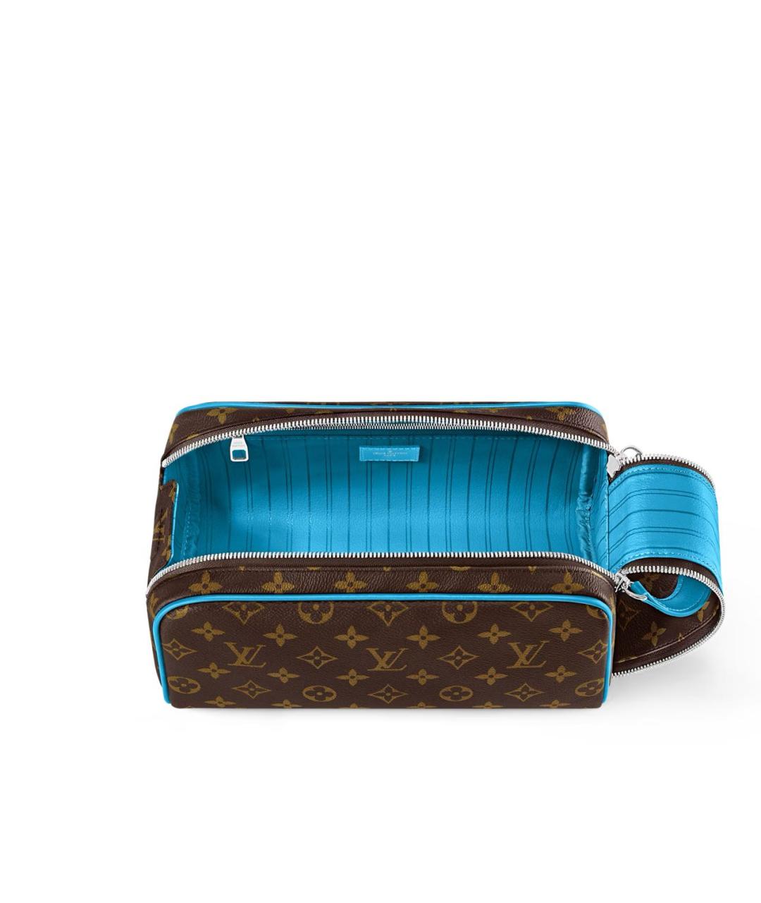 LOUIS VUITTON Коричневая косметичка, фото 3