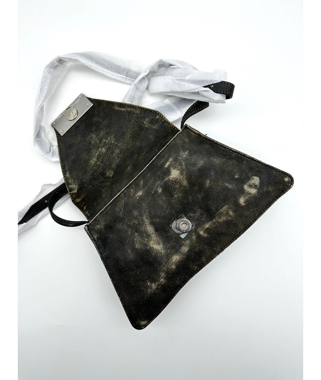 MM6 MAISON MARGIELA Красная кожаная сумка через плечо, фото 4