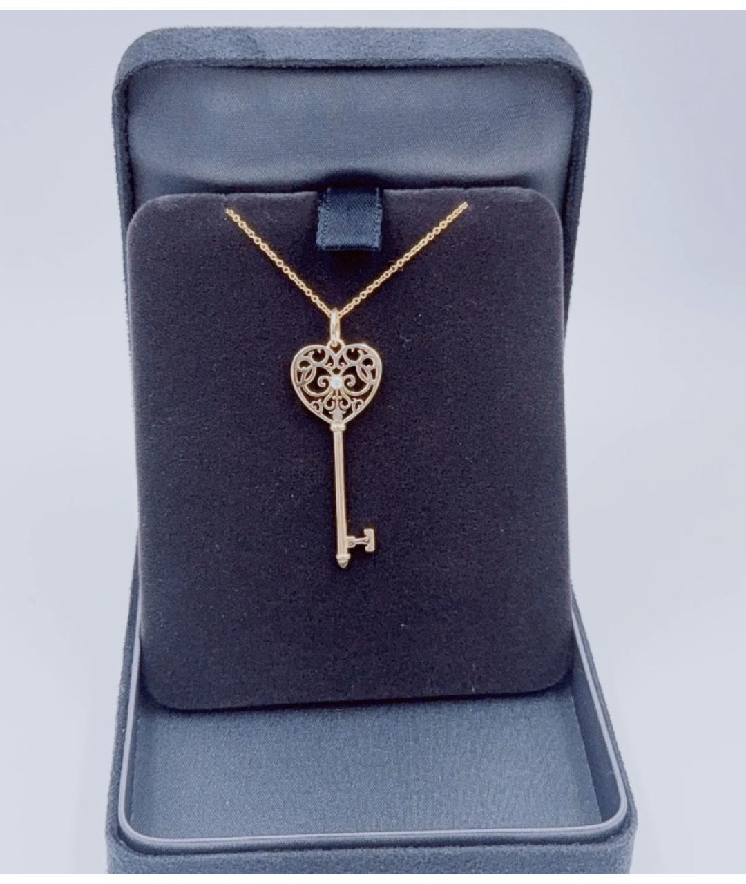 TIFFANY&CO Розовое колье из розового золота, фото 2