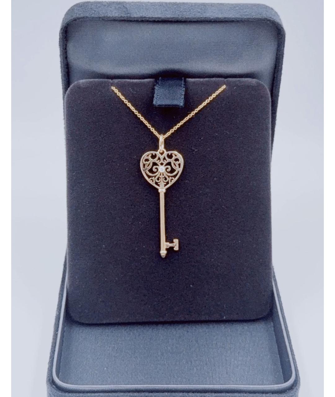 TIFFANY&CO Розовое колье из розового золота, фото 3