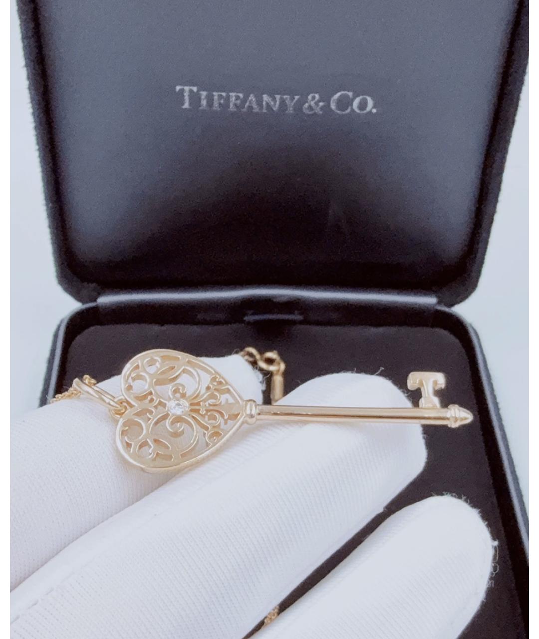 TIFFANY&CO Розовое колье из розового золота, фото 5