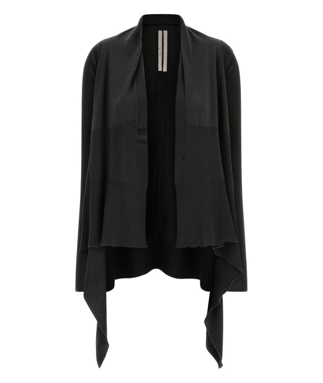 RICK OWENS Черный кардиган, фото 1