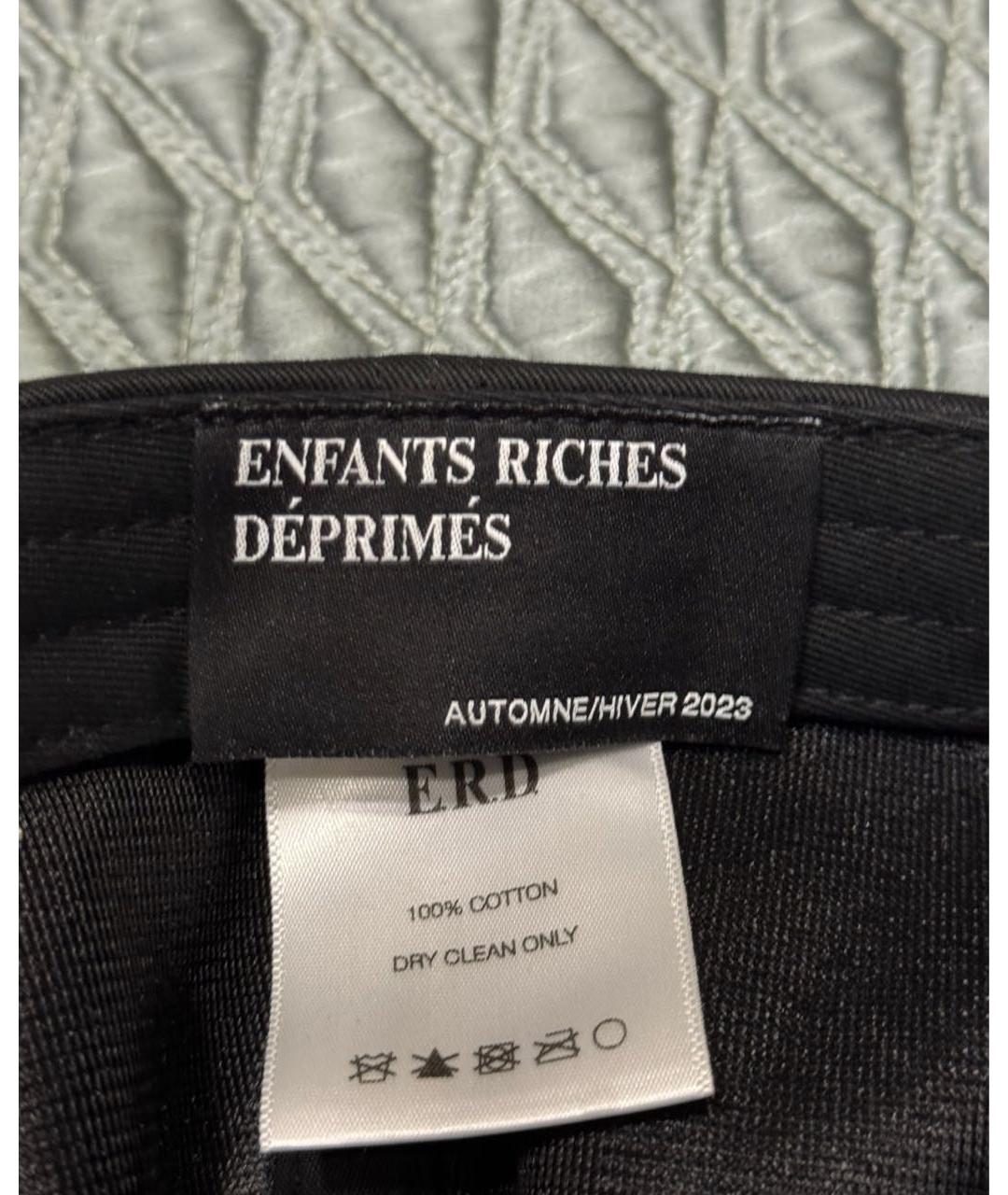 Enfants Riches Déprimés Черная хлопковая кепка/бейсболка, фото 5