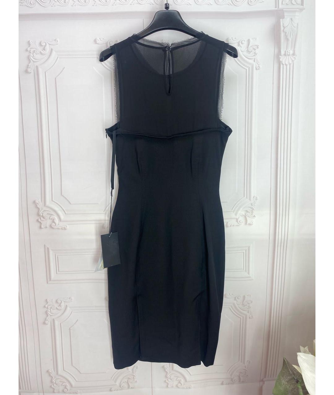 DSQUARED2 Черное шерстяное платье, фото 6