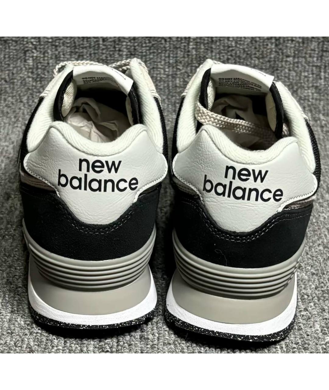NEW BALANCE Черные низкие кроссовки / кеды, фото 5