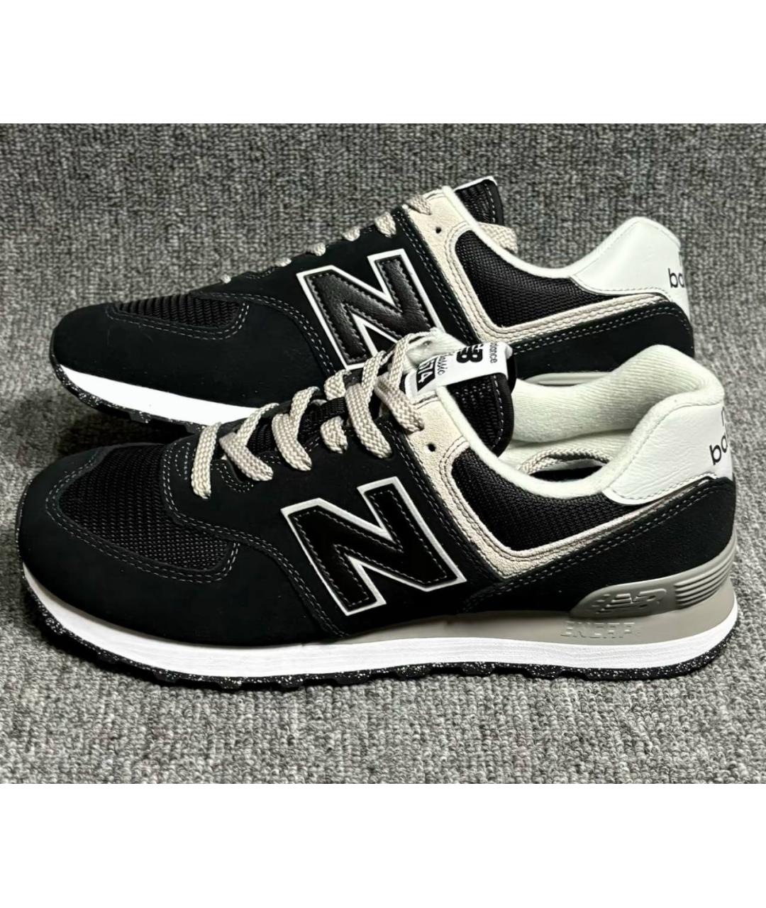 NEW BALANCE Черные низкие кроссовки / кеды, фото 3