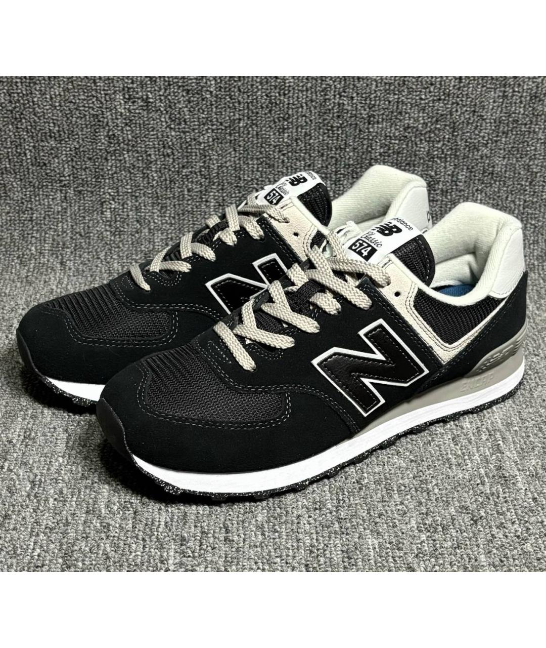NEW BALANCE Черные низкие кроссовки / кеды, фото 2